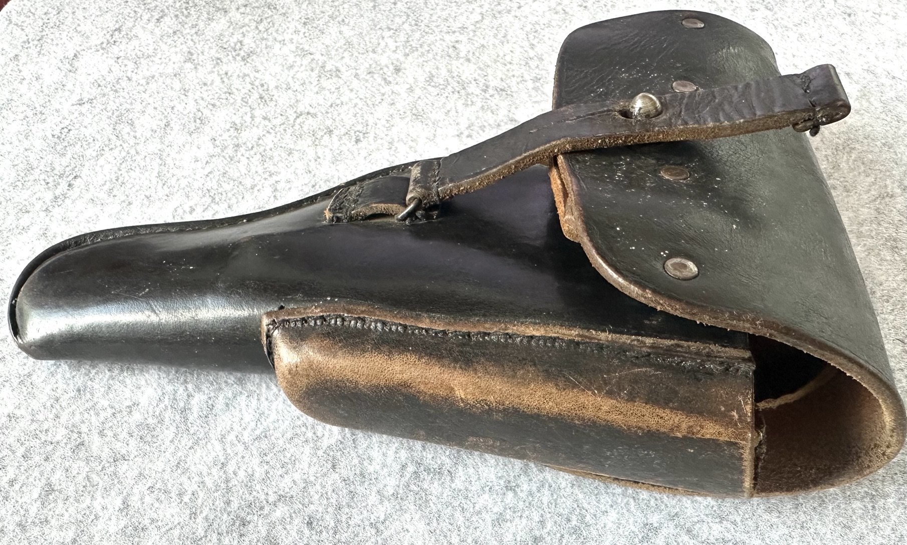 Original Bundeswehr (BW) Holster, für Walter P1, P38 oder Ähnliche, gebraucht, gut. – Bild 2