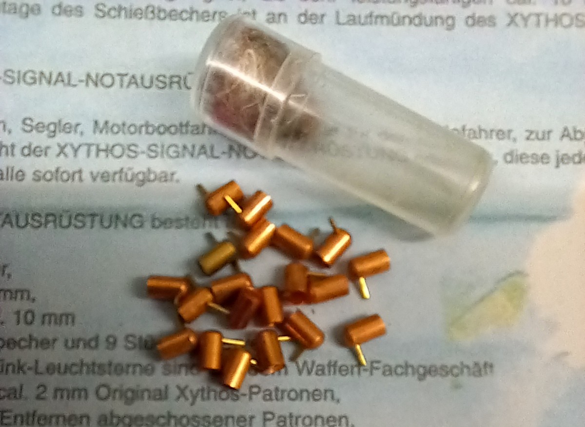 Dose 2mm Berloque Munition mit Beschreibung für Xythos Revolver r – Bild 1