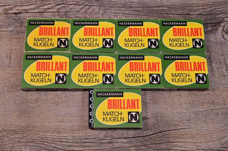 Vintage Sammler Neckermann Brillant Diabolo Match Kugeln 9 Pakete – Bild 1