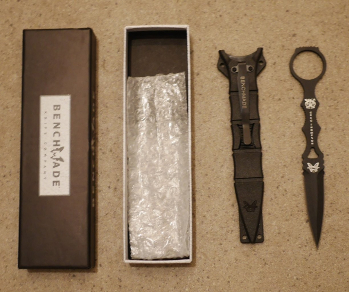 Neu: Benchmade SOCP, Ringhals Dolch (aus den USA) – Bild 1