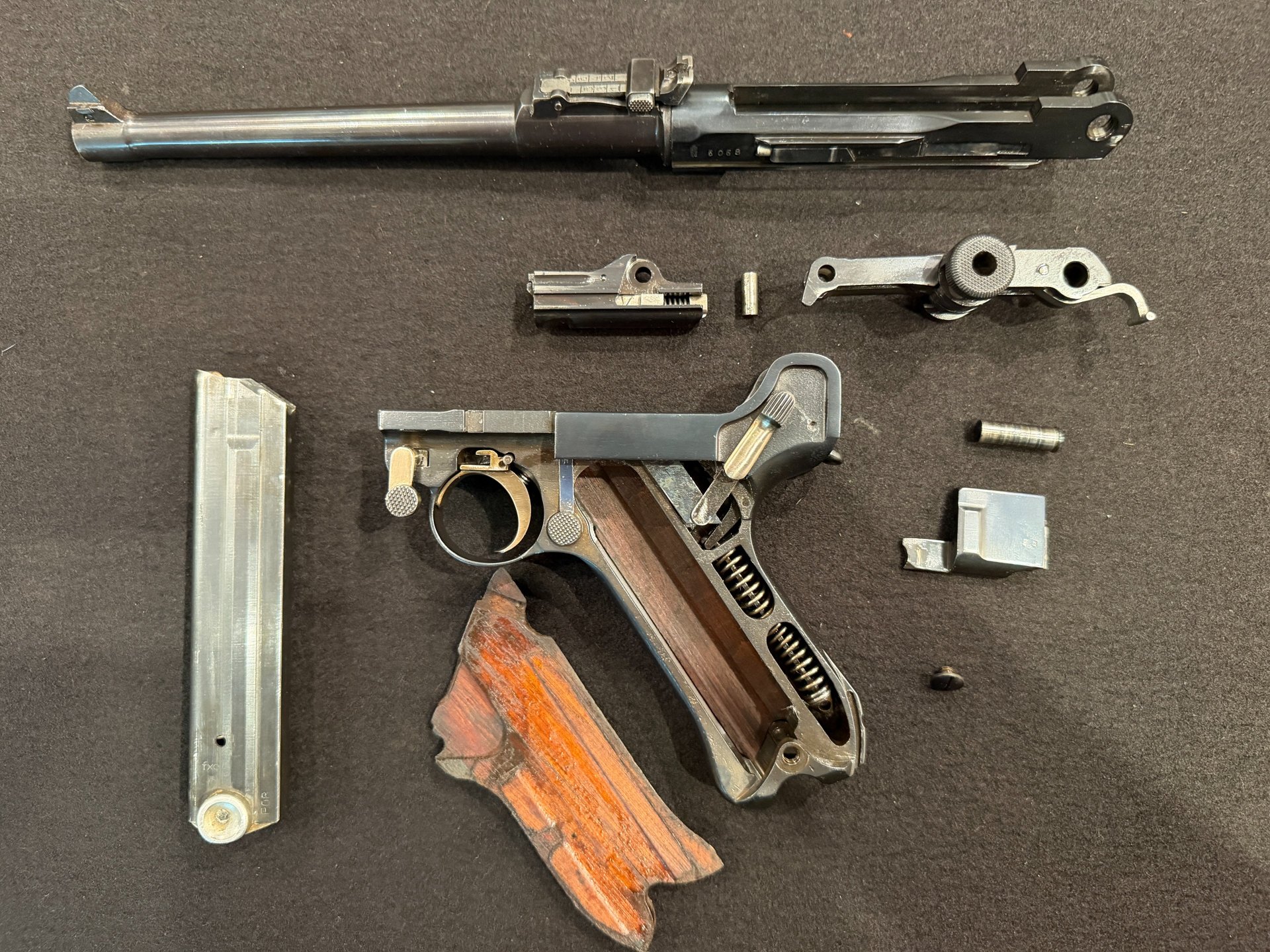 Lange Pistole 08, "ARI" DWM 9mmLuger – Bild 6