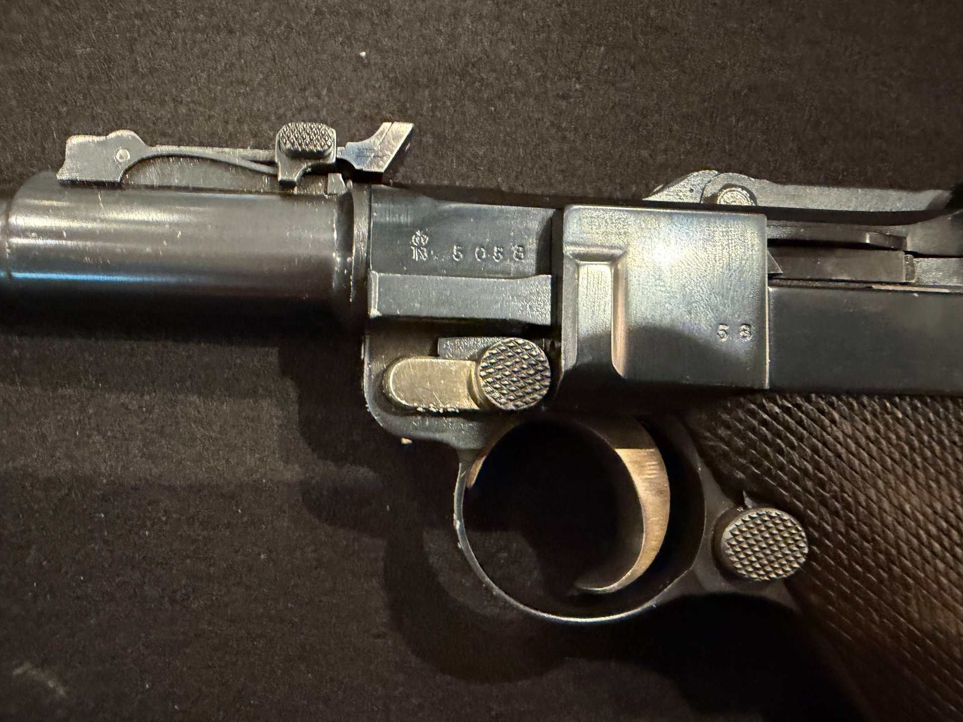 Lange Pistole 08, "ARI" DWM 9mmLuger – Bild 5