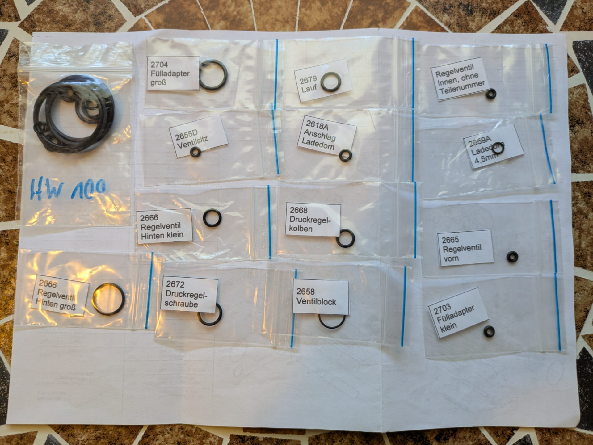 Dichtungssatz HW 100 – slika 2