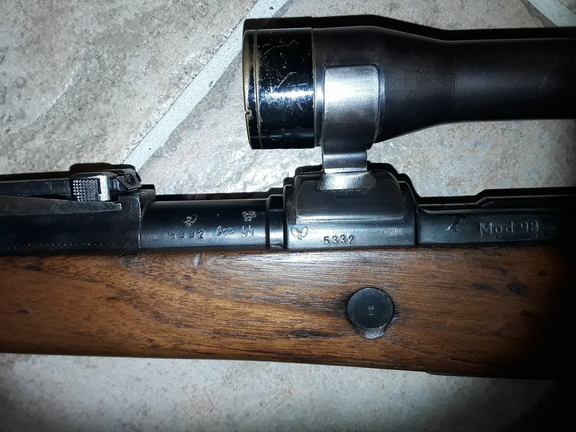 WW ll K98k Scharfschützengewehr mit ZF Hensoldt 4x und XX-Abnahme – Bild 3