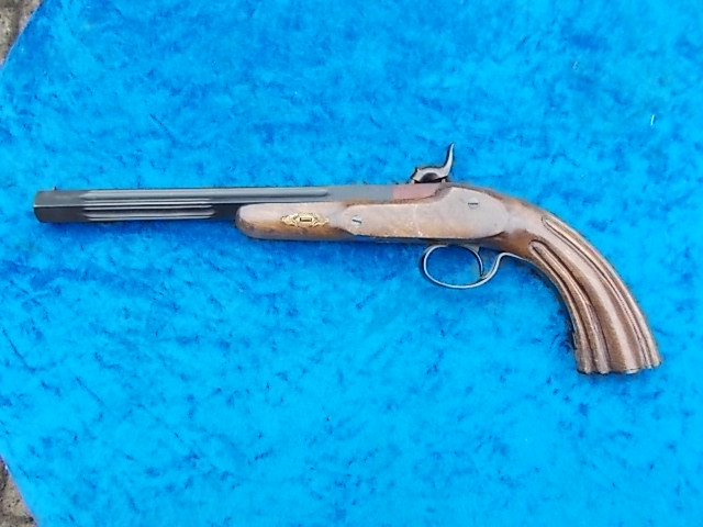 Achtung Sammler sehr schöne VL Perkussion Duellpistole AMR Spain Cal. 12 mm no Teile 98 – Bild 6