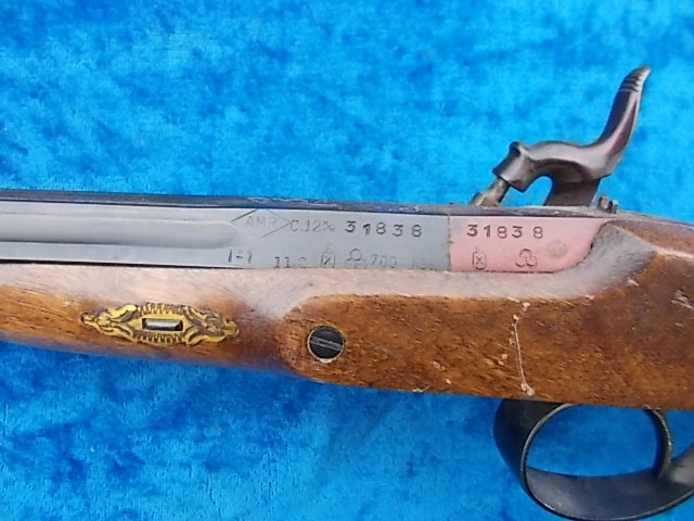 Achtung Sammler sehr schöne VL Perkussion Duellpistole AMR Spain Cal. 12 mm no Teile 98 – Bild 3