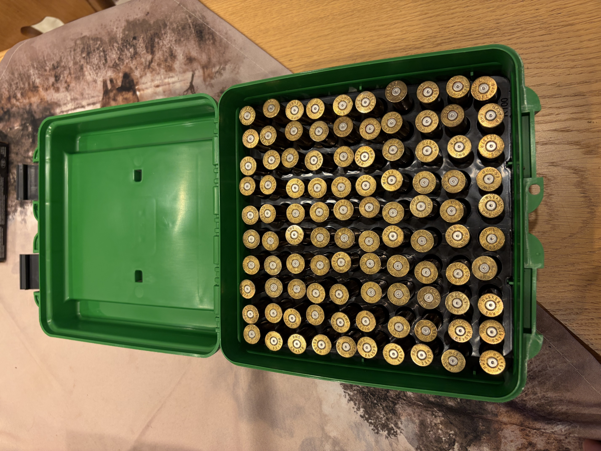 100 Hülsen 6,5x57R in MTM Box – Bild 1