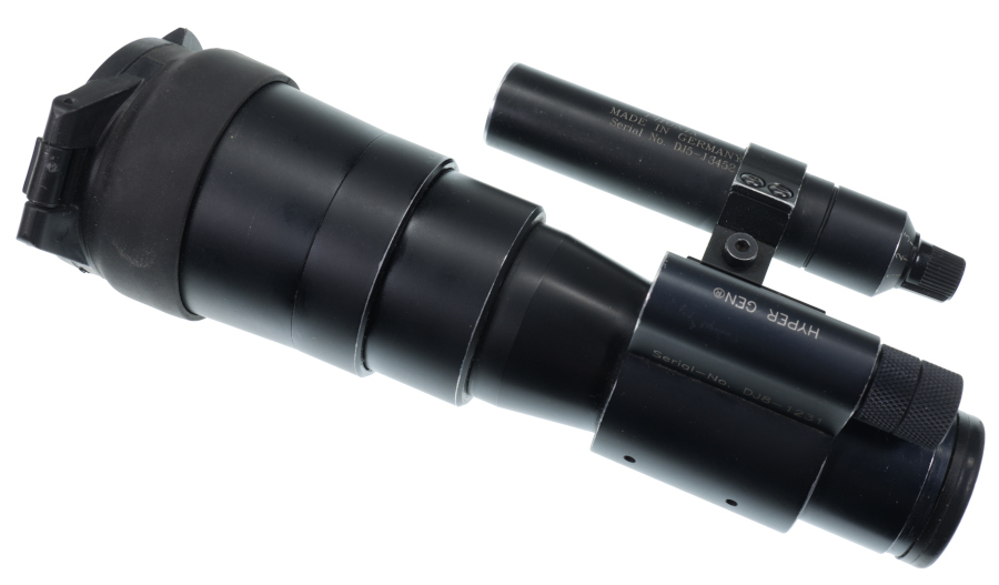 Nachtsichtgerät Jahnke DJ 8 HYPERGEN grün Bildauflösung mind.lp/mm 68 mit IR Lampe Phönix 2 !!! – Bild 1