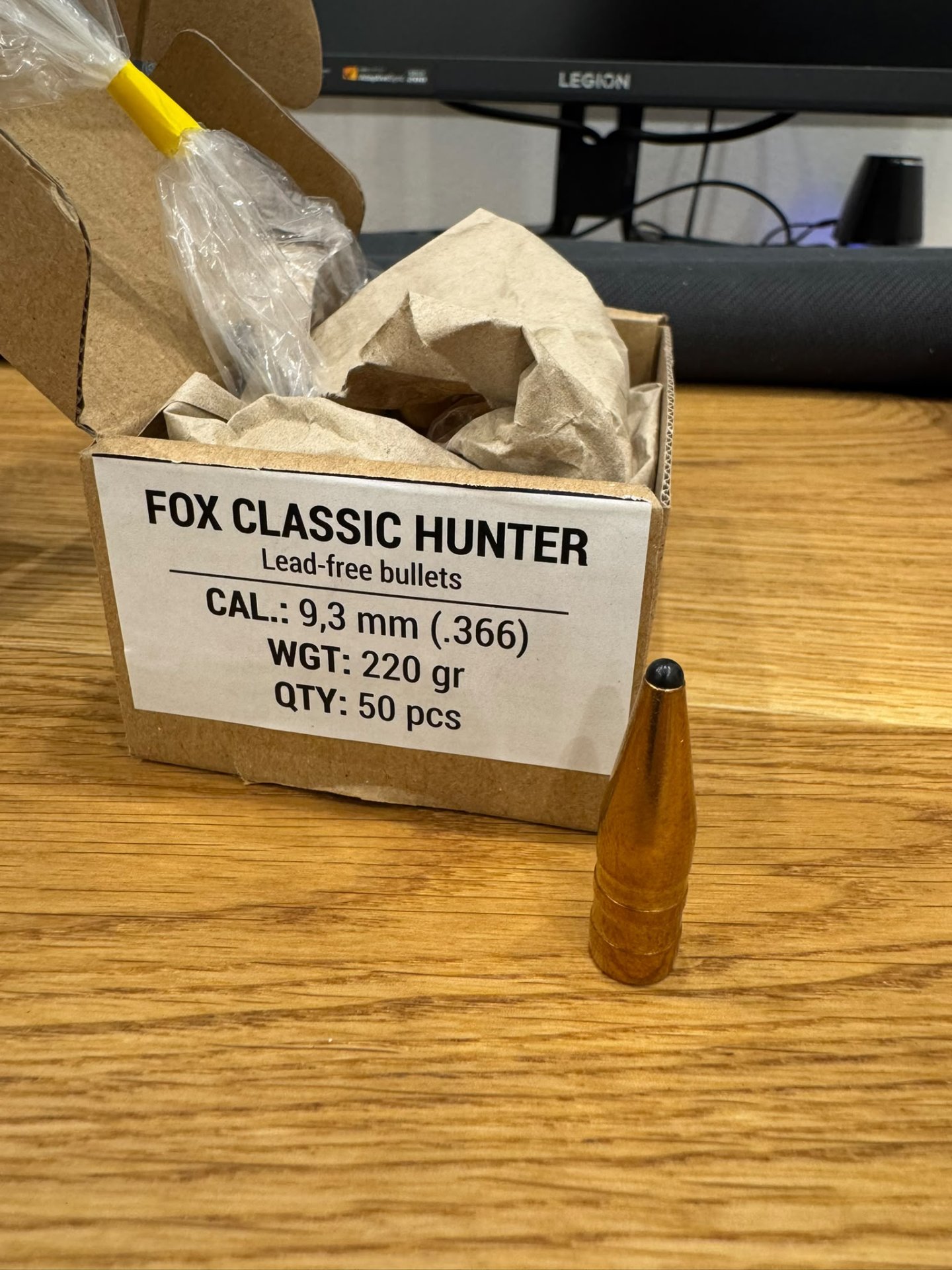 Fox Classic Hunter Geschosse 9,3mm (.366) 220 gr 51st. – Bild 1