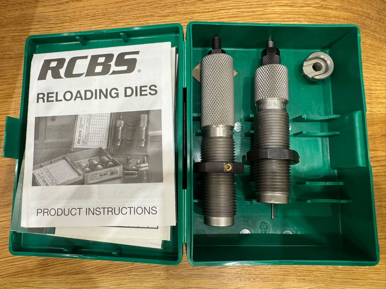 RCBS Matrize 9,3x74R mit Hülsenhalter – attēls 1