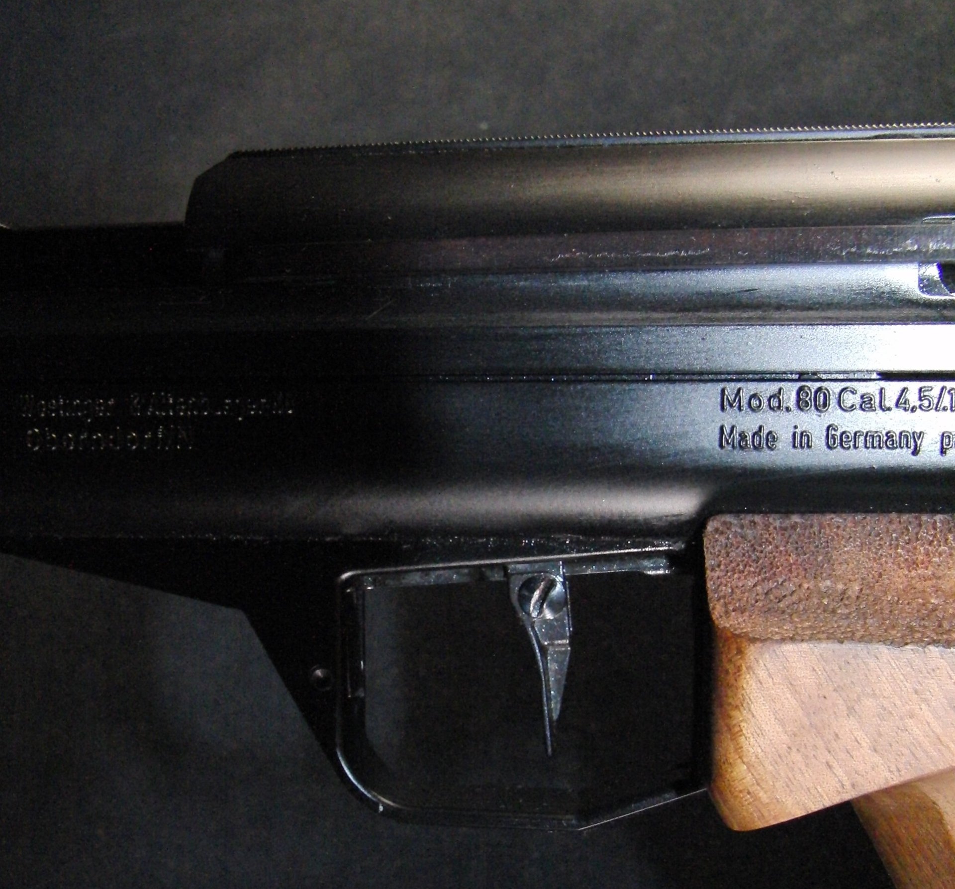 Luftpistole feinwerkbau Model 80 cal 4,5/.177 F im fünfeck – Bild 5