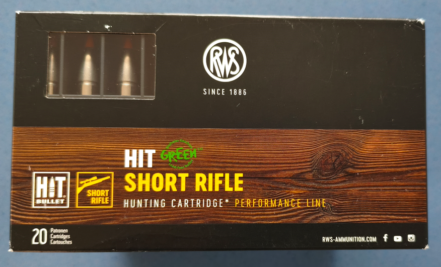 RWS Hit Short Rifle .308 Win. 150 grain -100 Patronen- – Bild 1