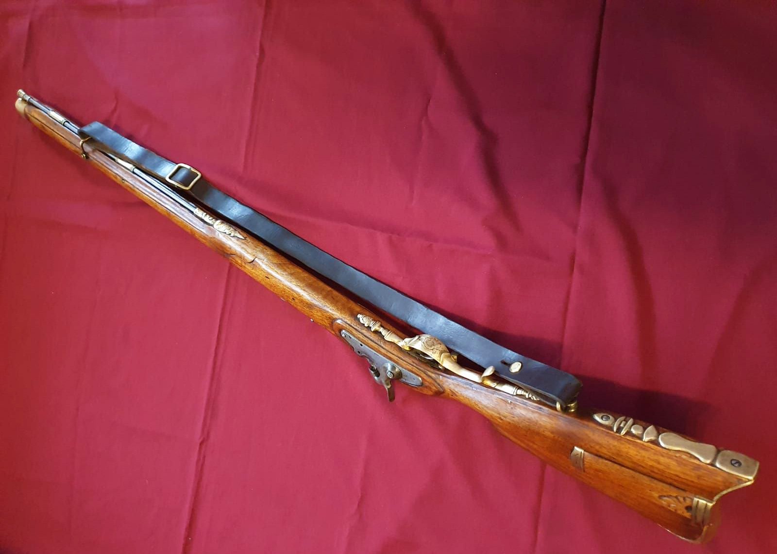 Altes originales Vorderlader-Perkussionsgewehr (sehr schwere Ausführung) Cal. ca. 17,4mm – Bild 4