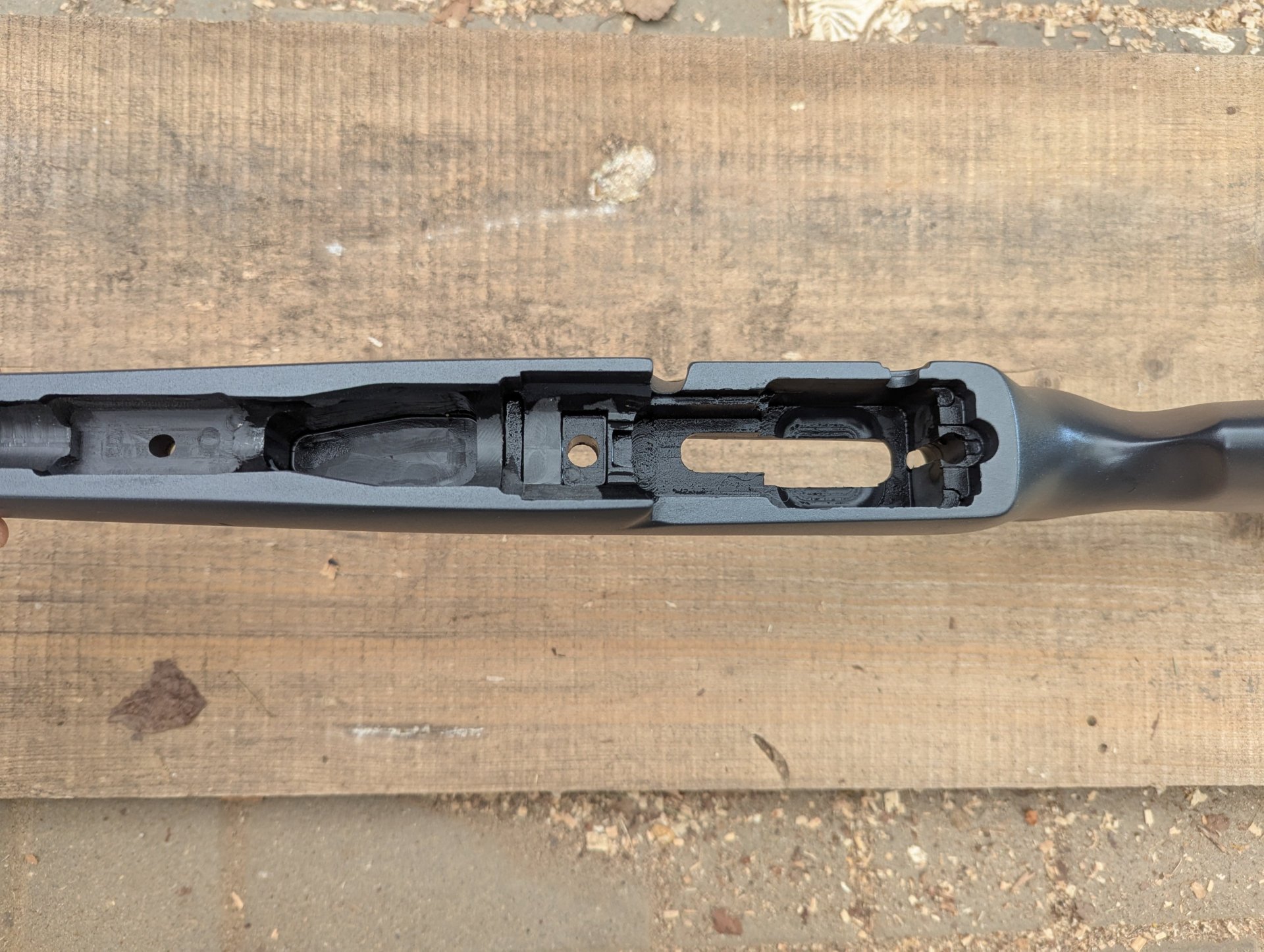 Fiberglasschaft für Mauser 66 S – Vollmaterial, Einzelstück, schwerer Weitschussschaft – Bild 4