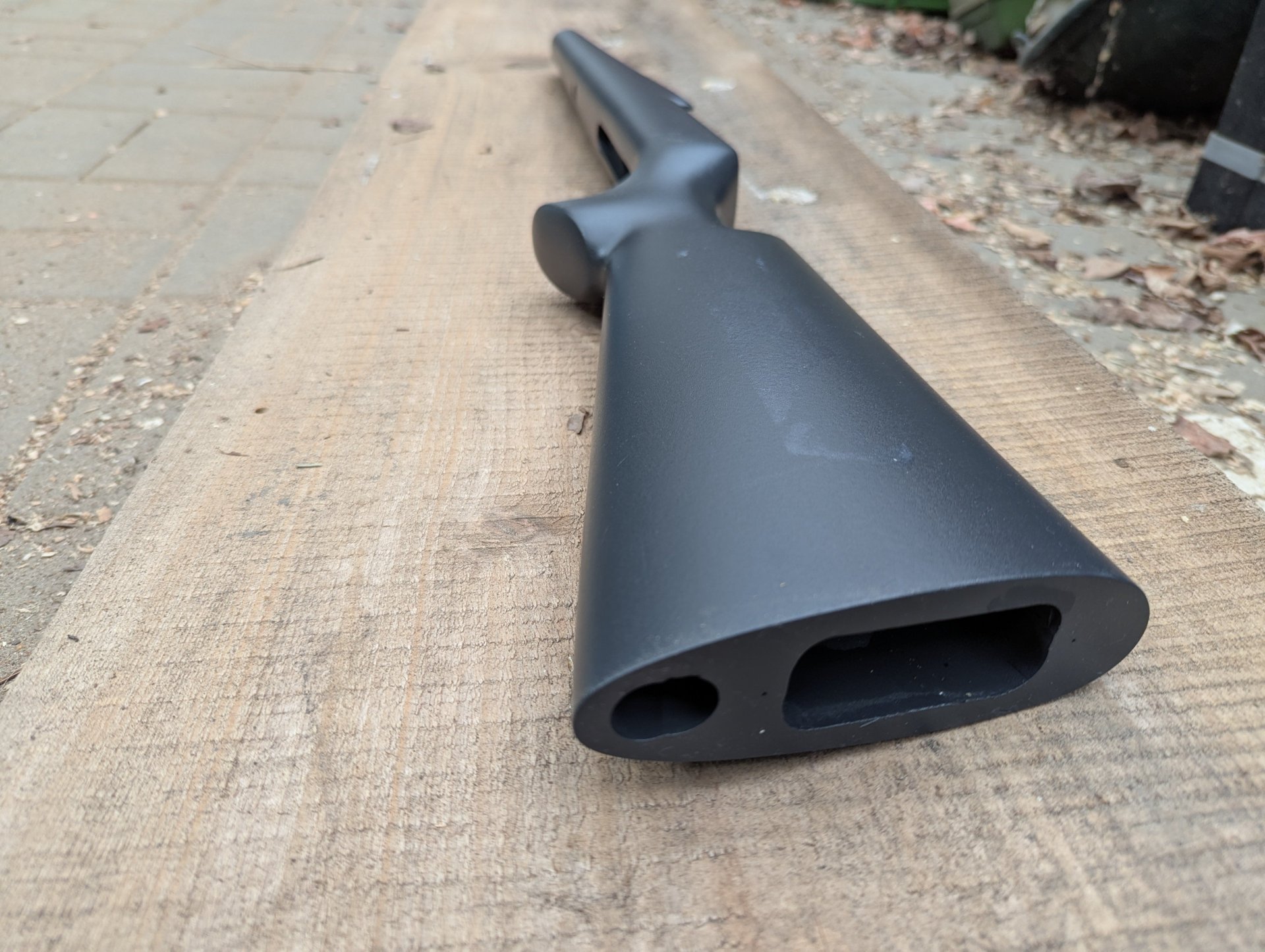 Fiberglasschaft für Mauser 66 S – Vollmaterial, Einzelstück, schwerer Weitschussschaft – Bild 6