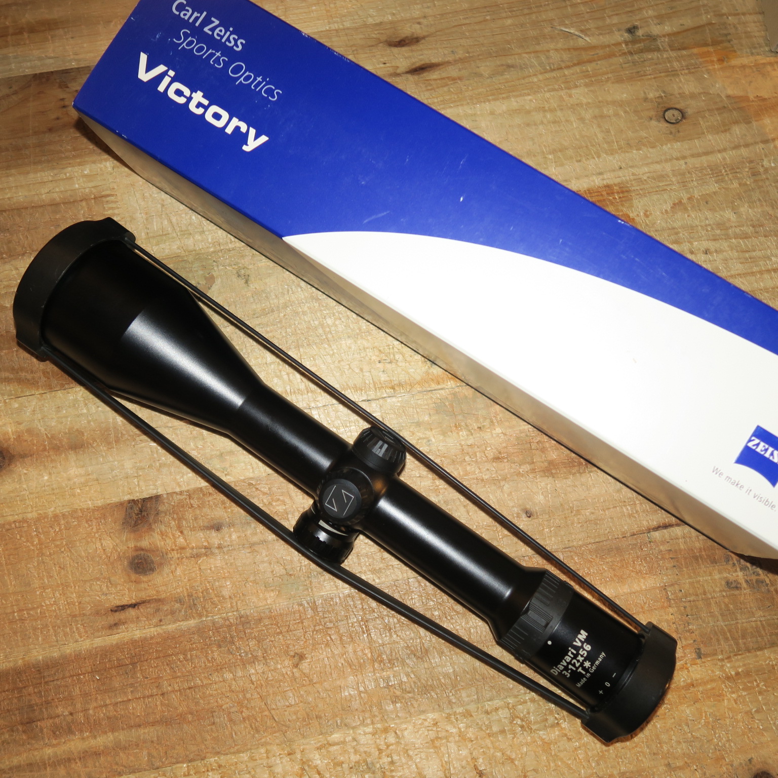 ZEISS VICTORY DIAVARI 3-12x56 LEUCHTABSEHEN 88 mit INNENSCHIENE in OVP blaser swarovski – Bild 1