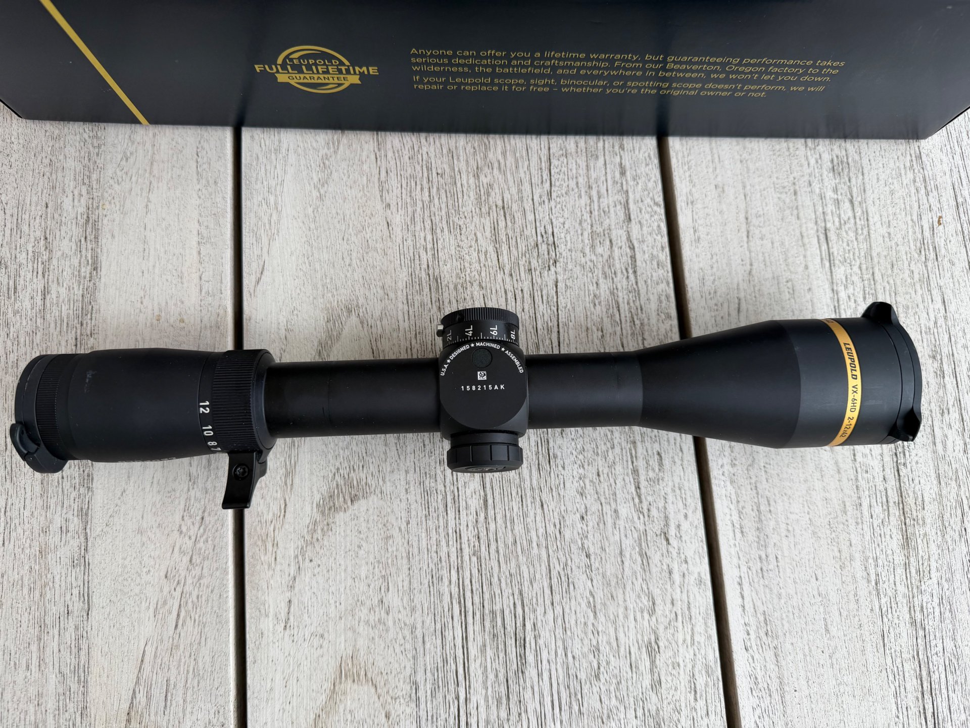 Leupold 2-12x42 VX-6 kein Zeiss/Swarovski/Leupold/Meopta/Kahles/Leica/Steiner/Delta/Vortex – Bild 5