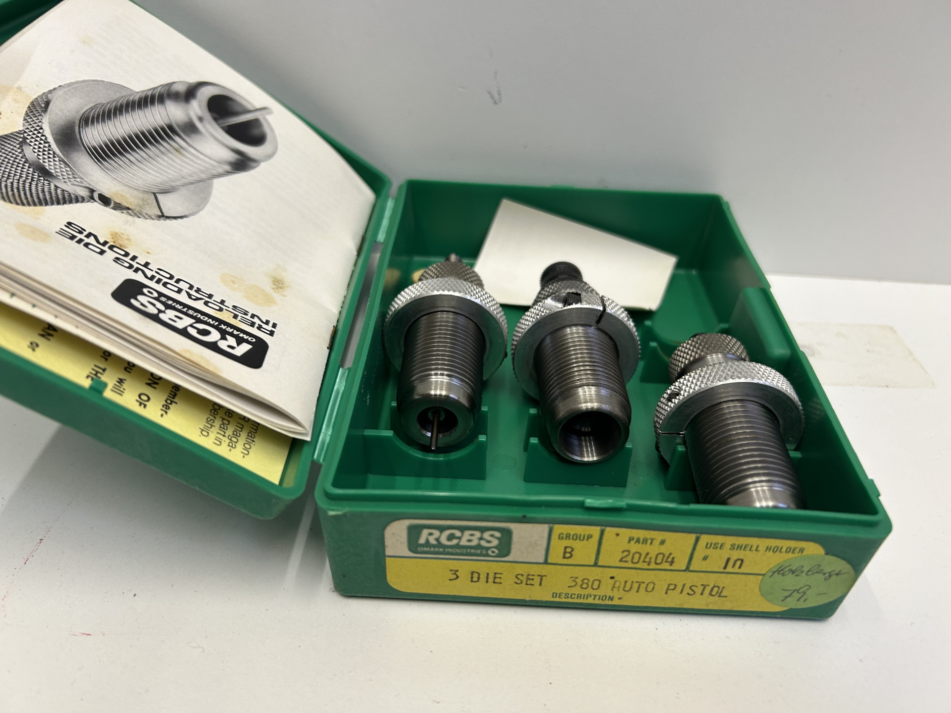 Matritensatz RCBS 380 Auto Pistol – Bild 1