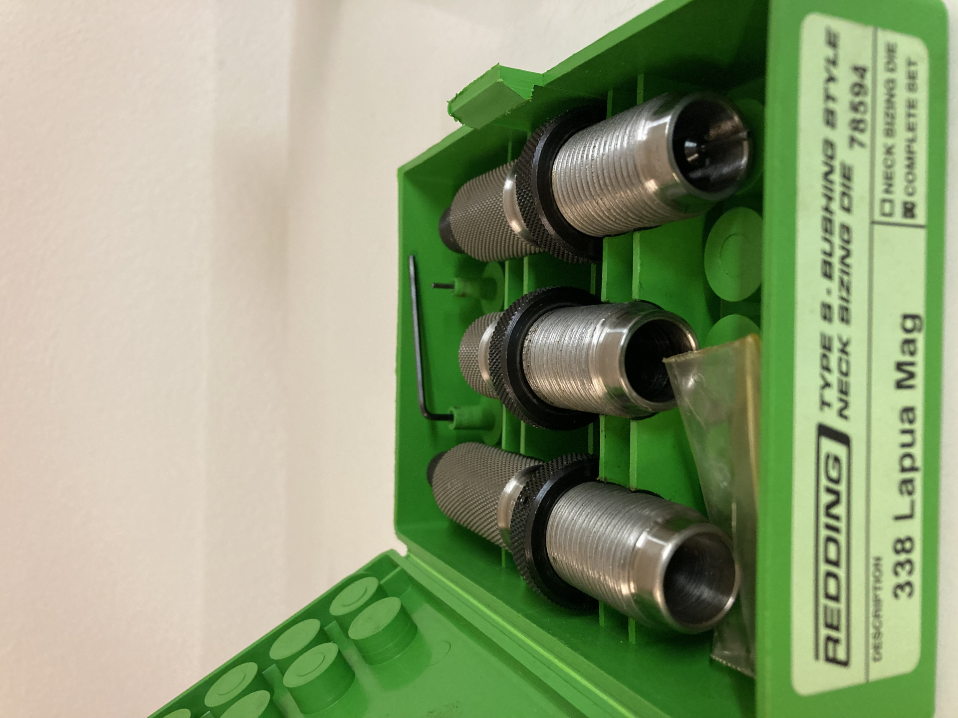 Redding necksize die set .338 lapua – imagem 1