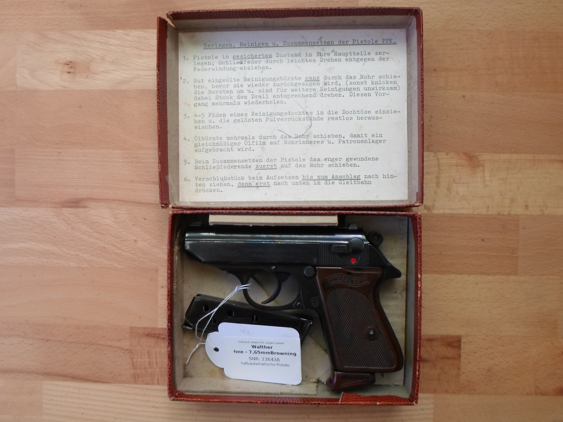 Walther PPK 7,65 mm Browning, aus Polizei - Vorbesitz – Bild 5