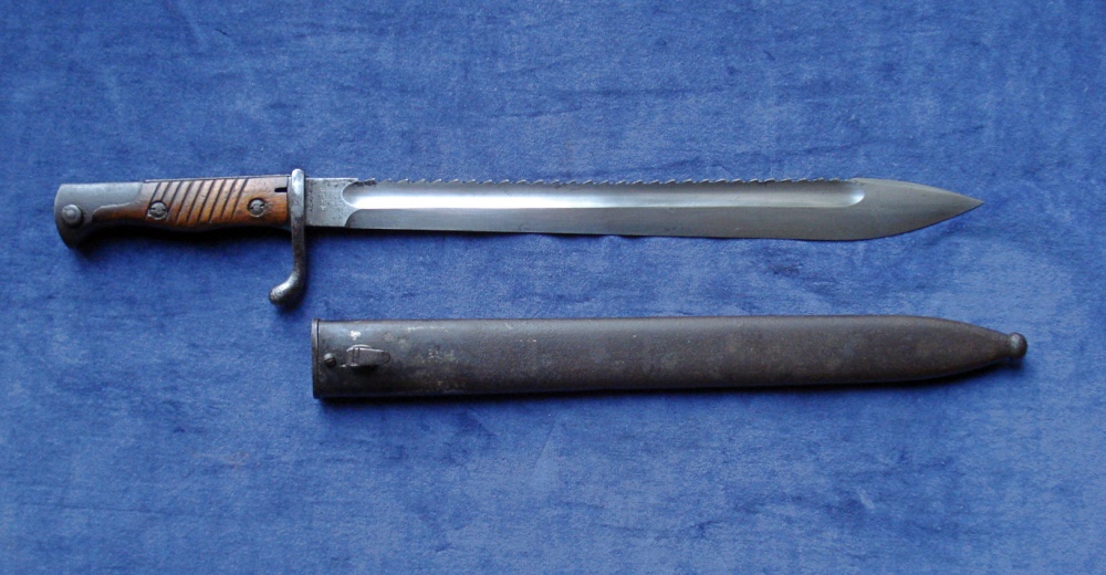 Deutsches Seitengewehr M 98/05 n.A. mit Säge - Kammerstück - L 16 – Bild 1