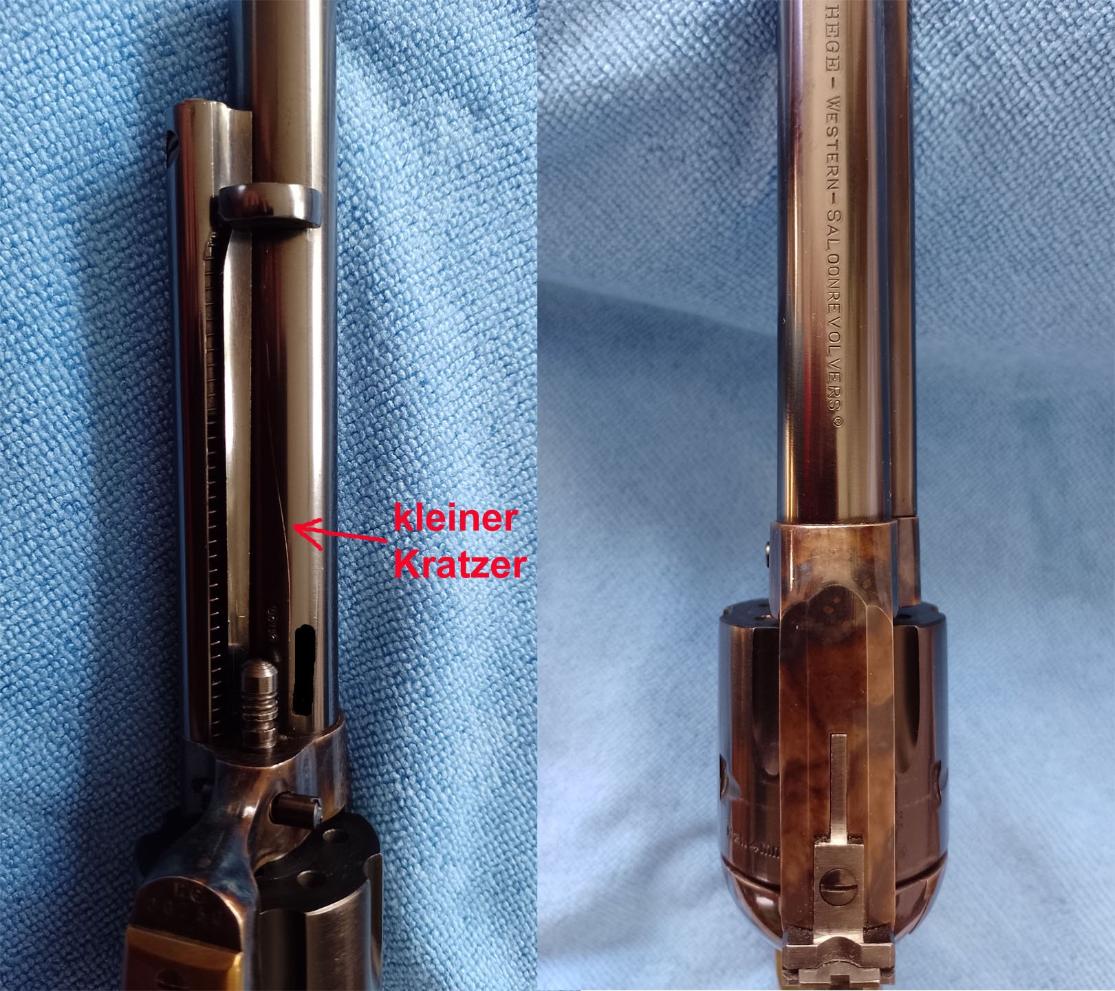 HEGE-WESTERN-SALOON REVOLVER, Kaliber 4mmM20, incl. Munition – Bild 3