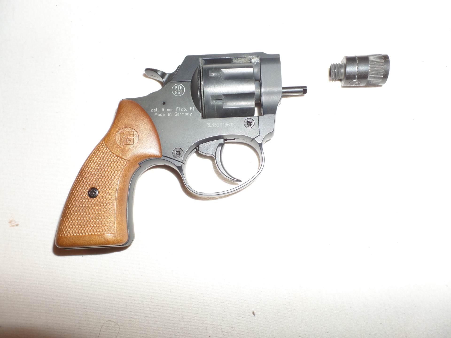 Revolver RÖHM RG46 (PTB 861) in Kaliber: 6mm Flobert – Bild 3