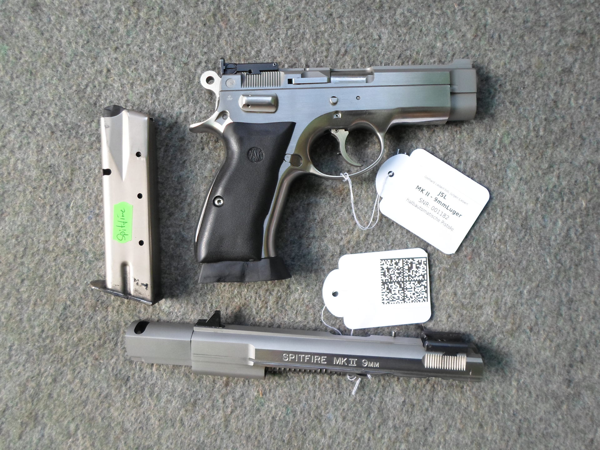 JSL Spitfire MK II, Kaliber 9 mm Luger, mit Wechselsystem – Bild 5