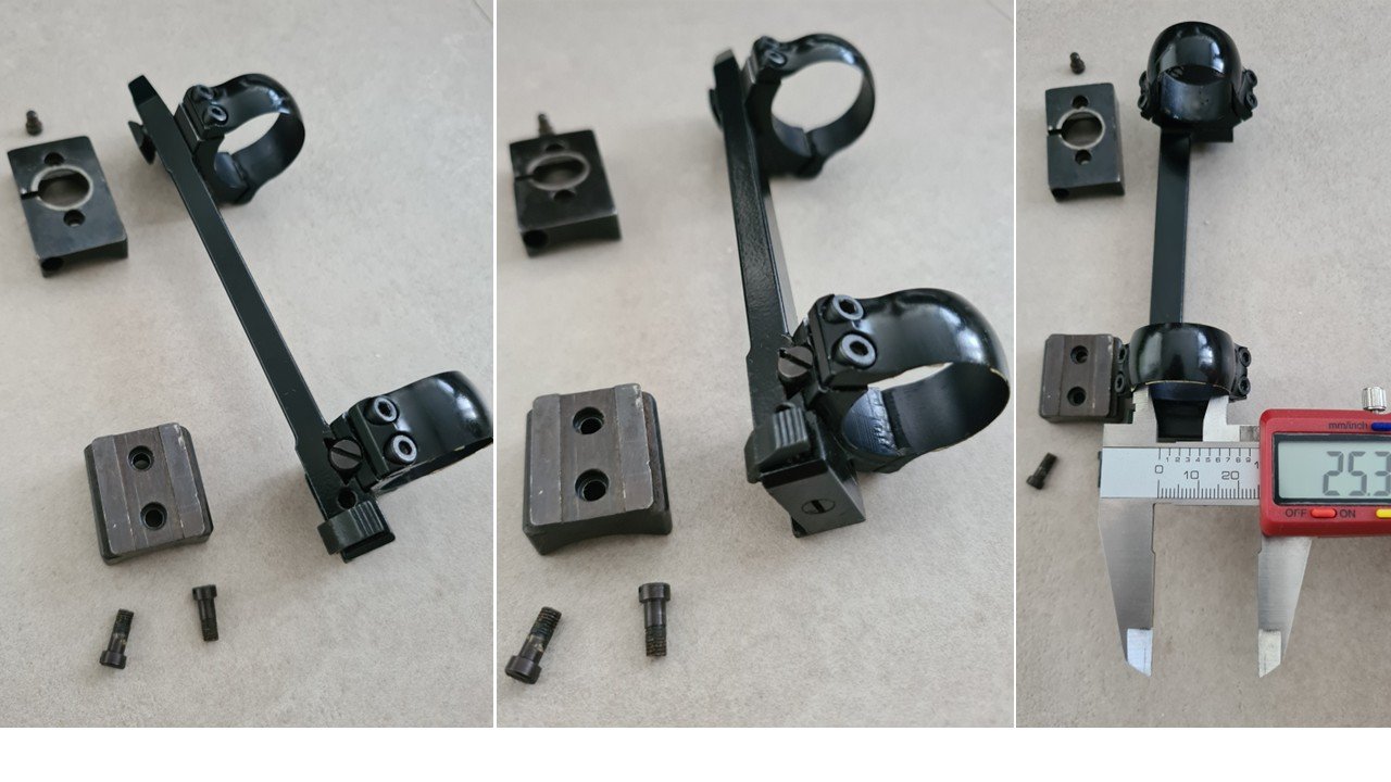 Schwenkmontage SM / Brückenschwenkmontage für Modell 98 - Ringe: 25,4 mm / 1" – Bild 1
