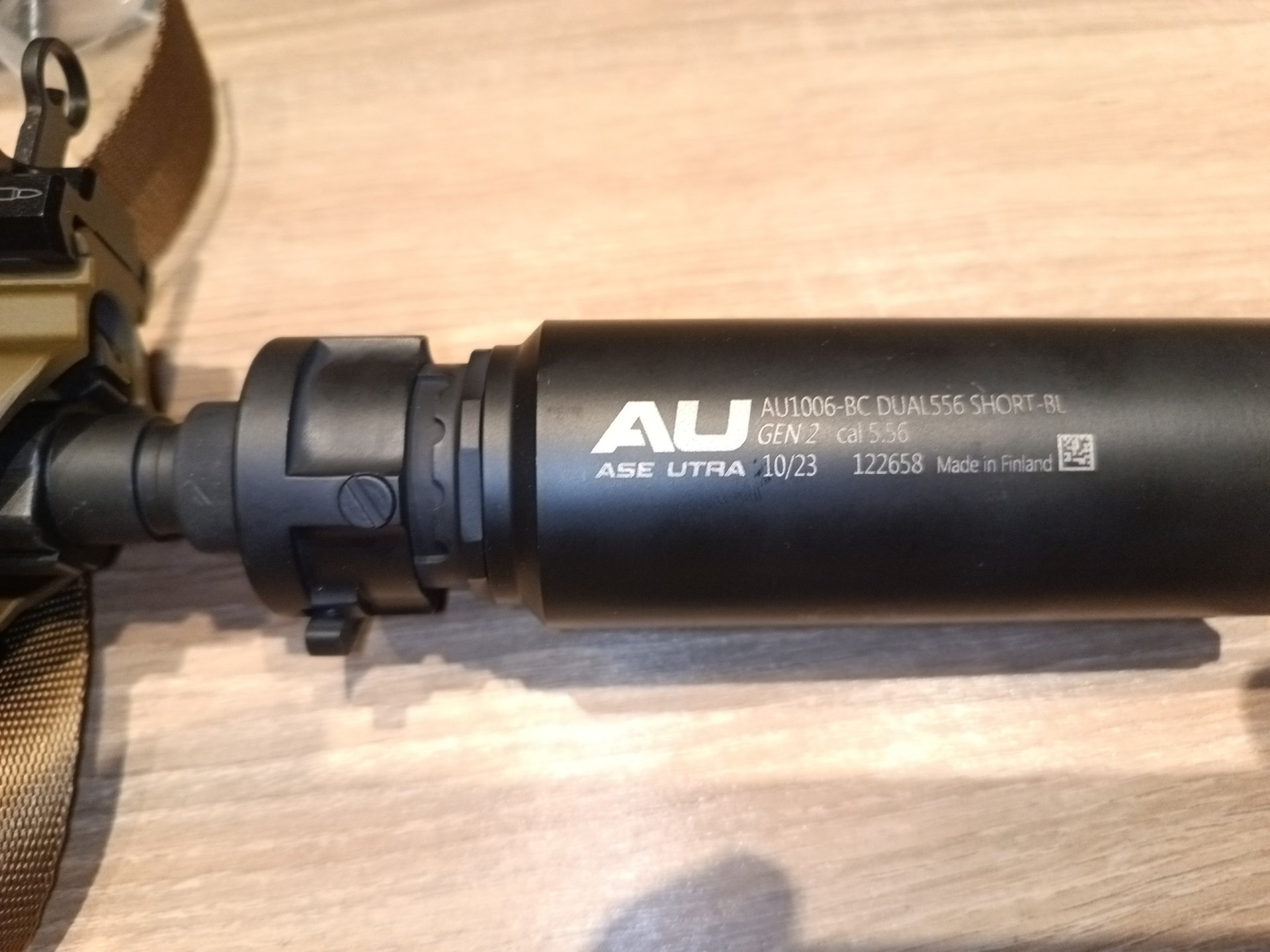 MR223 11" sand RAL8000 .223 mit Schalldämpfer ASE UTRA BC 556 – Bild 2