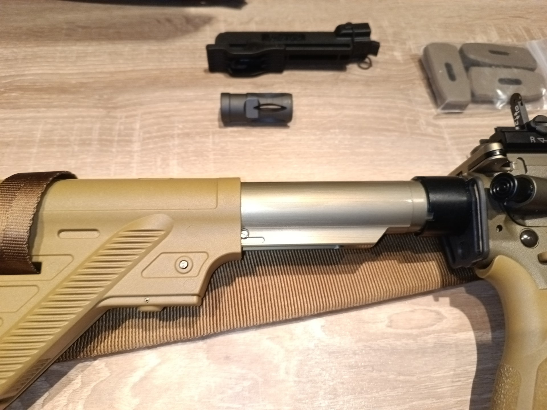 MR223 11" sand RAL8000 .223 mit Schalldämpfer ASE UTRA BC 556 – Bild 5
