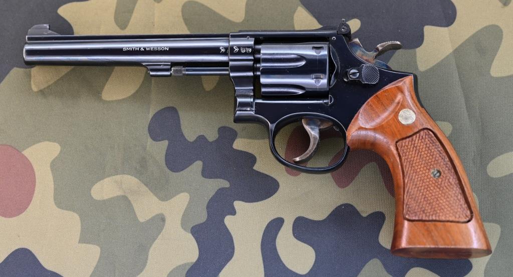 Revolver Sportrevolver Matchwaffe KK-Revolver Smith & Wesson Mod. 17-3 Kal. .22 l.r., Bj. 1972, 1a! – Bild 4