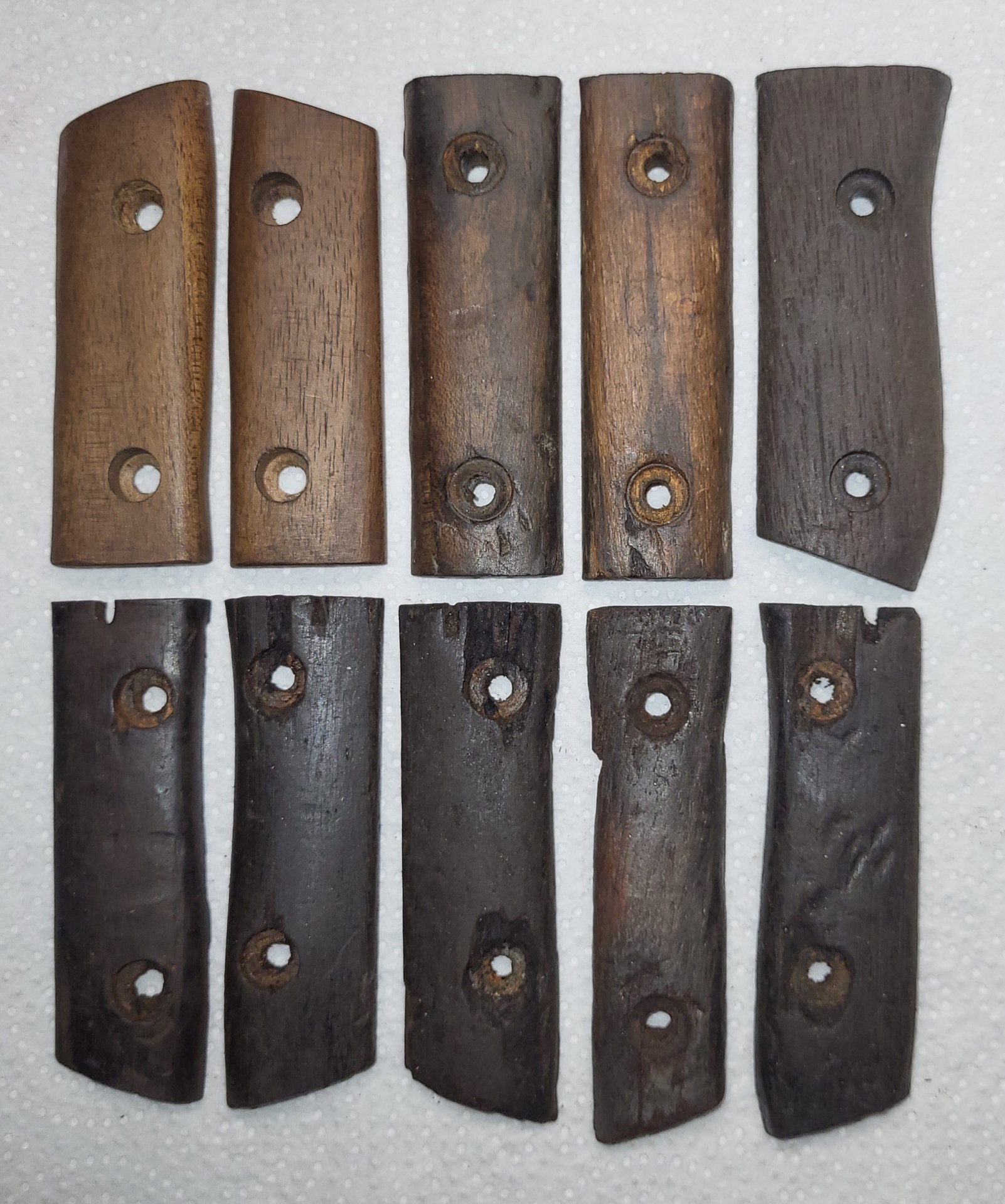 @ Konvolut 10 x Bajonett 98 ? Holzgriffschalen verschiedene Typen gut und schlecht @ – Bild 1