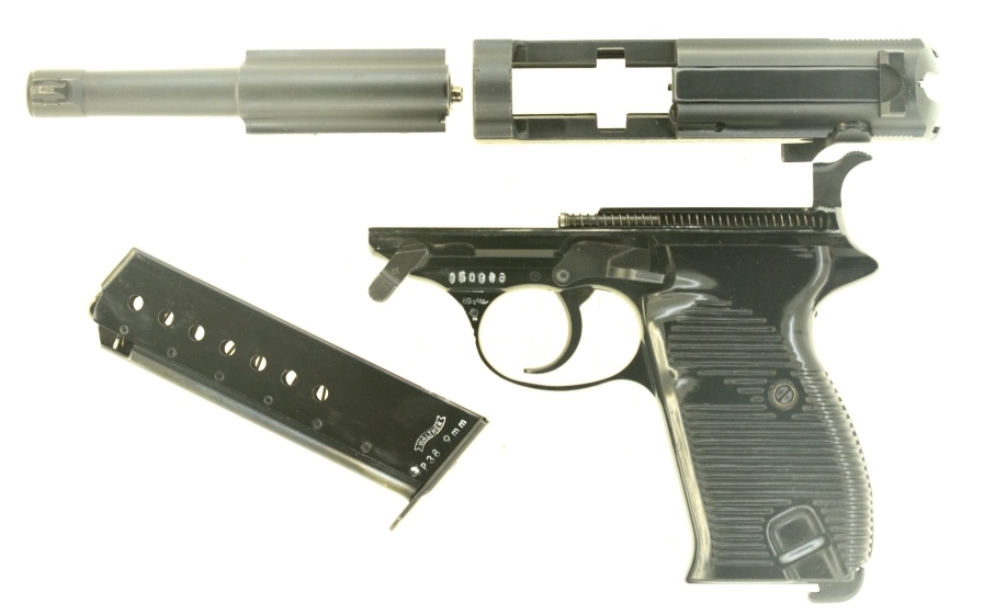 Pistole P 38 Dienstwaffe Militärpistole Carl Walther P38 Kal. 9 mm Luger Bj. 1969, sehr schön! – Bild 4