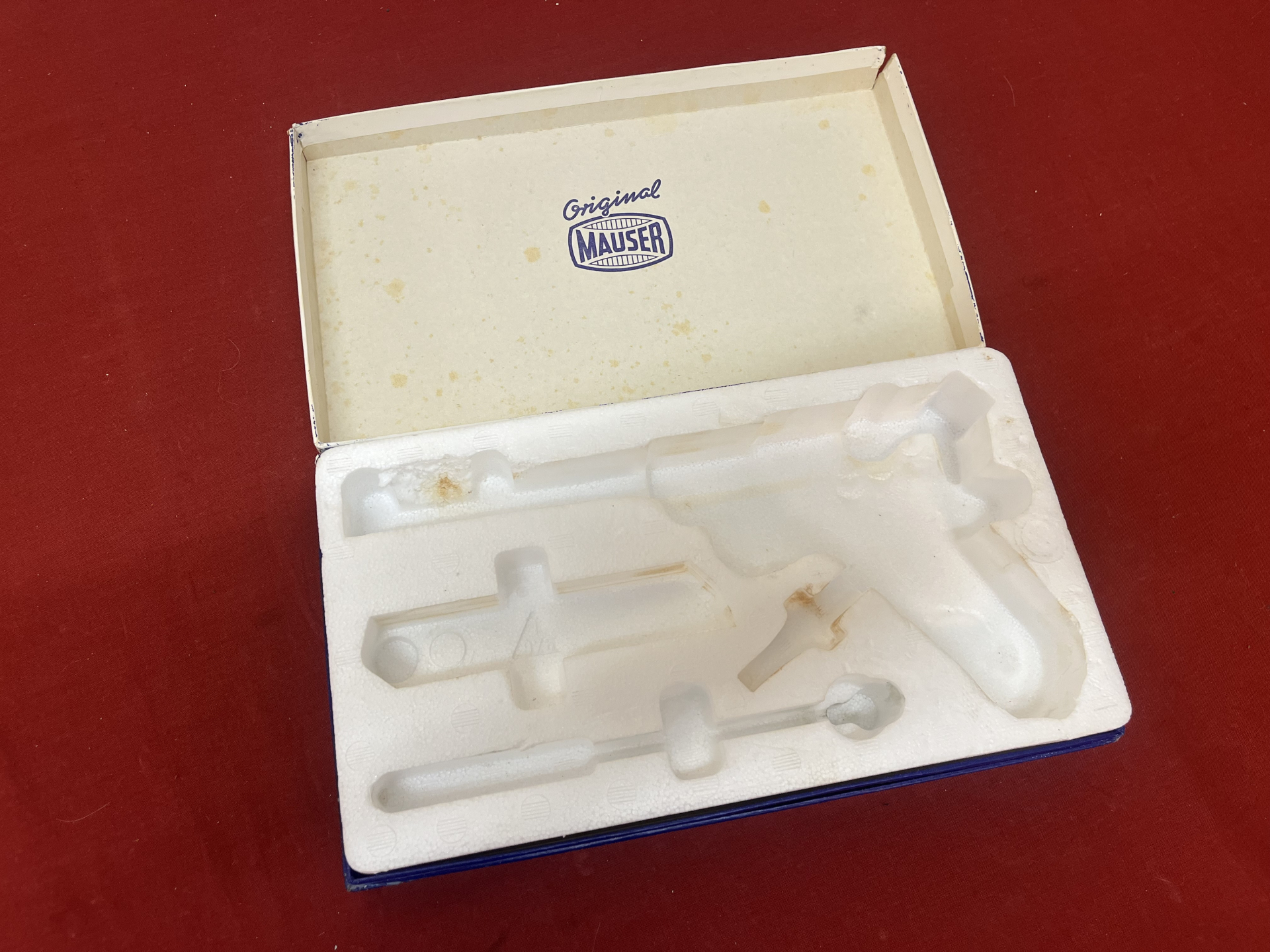 Original Mauser Parabellum Box / Karton mit Styroporeinsatz – Oberndorf – Bild 2