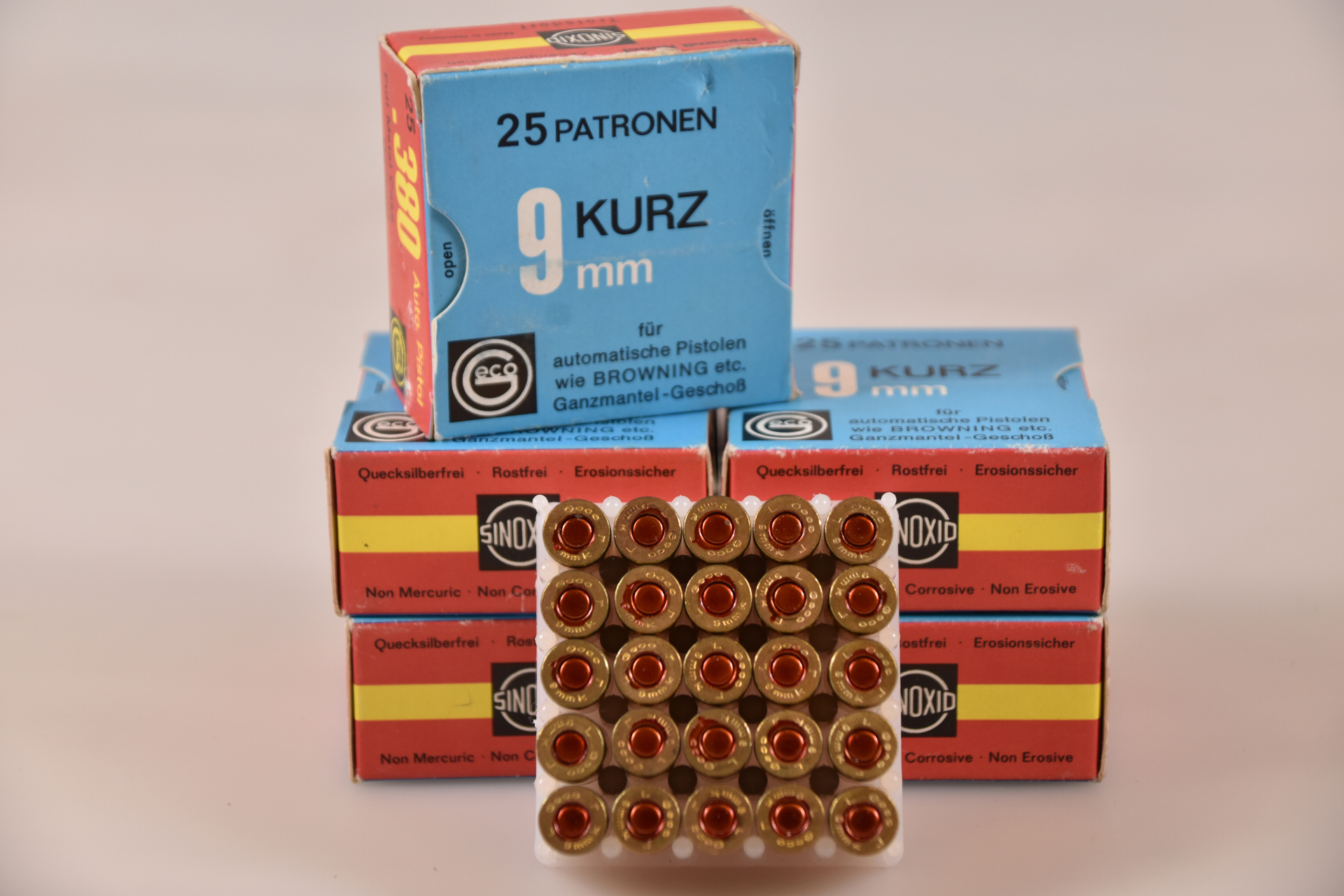 Munition 125 Schuss Geco 9mm kurz VM – Bild 2