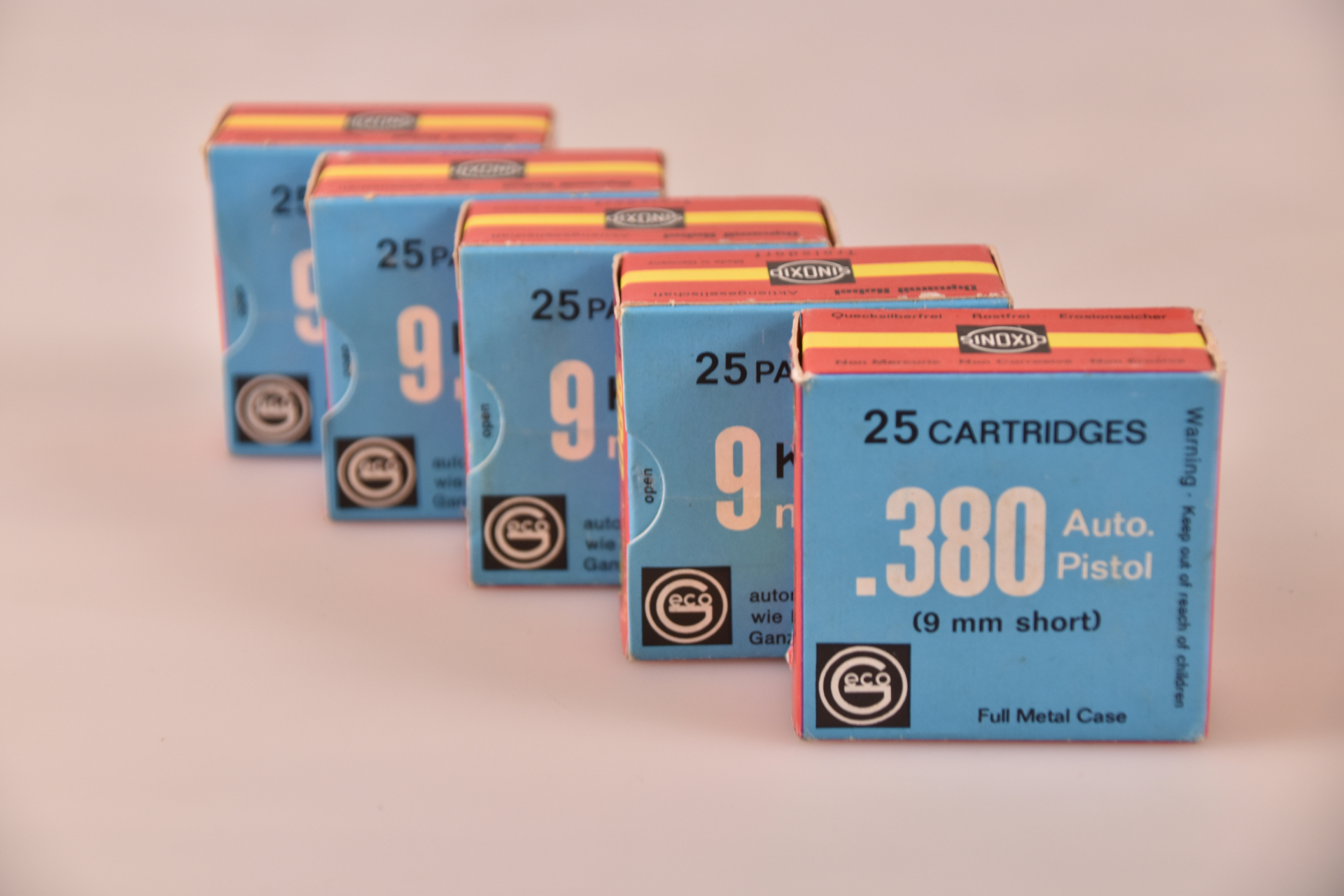 Munition 125 Schuss Geco 9mm kurz VM – Bild 1