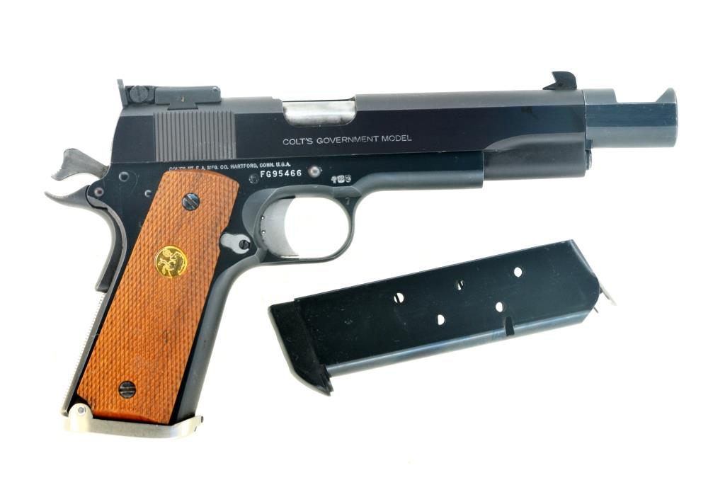 Pistole Sportwaffe Matchpistole Colt Government Mark IV Series 70 Kal. .45 ACP Bj. 1990 – Bild 1