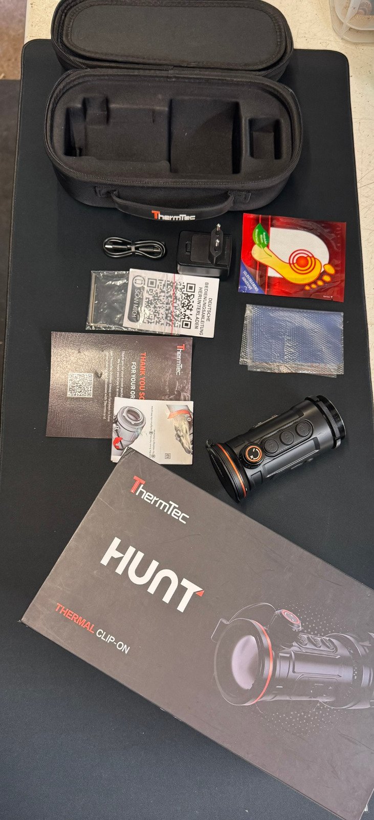 Wärmebild - Vorsatzgerät ThermTec Hunt 650 im original Karton mit Adapter für ein 56er ZF !! – Bild 2