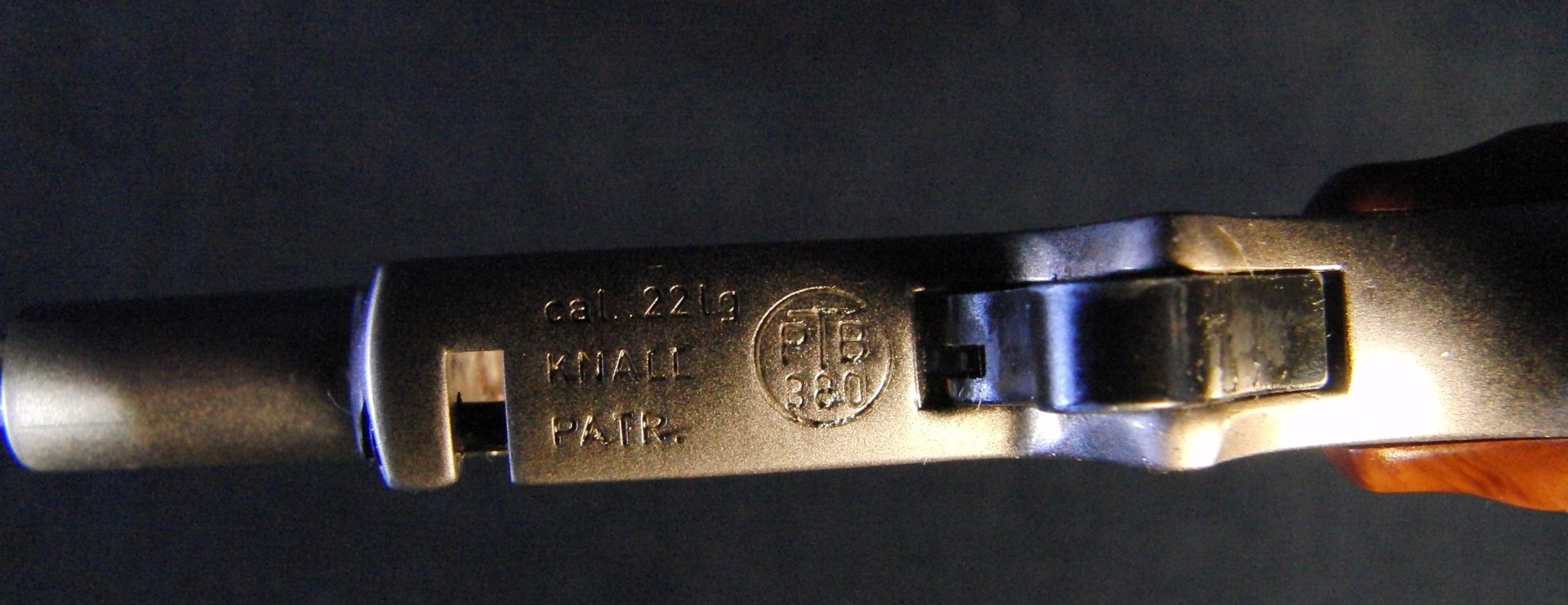 Sammlerstück Röhm Littel Joe cal.22lg Knall PTB 380 – Bild 2