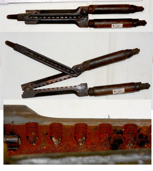 professionelle Kugelzange 19. Jahrhundert, 9 mm – Bild 1