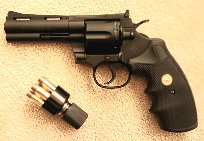 CO2 Colt Python 375 4 Zoll Vollmetall 6mm – slika 1