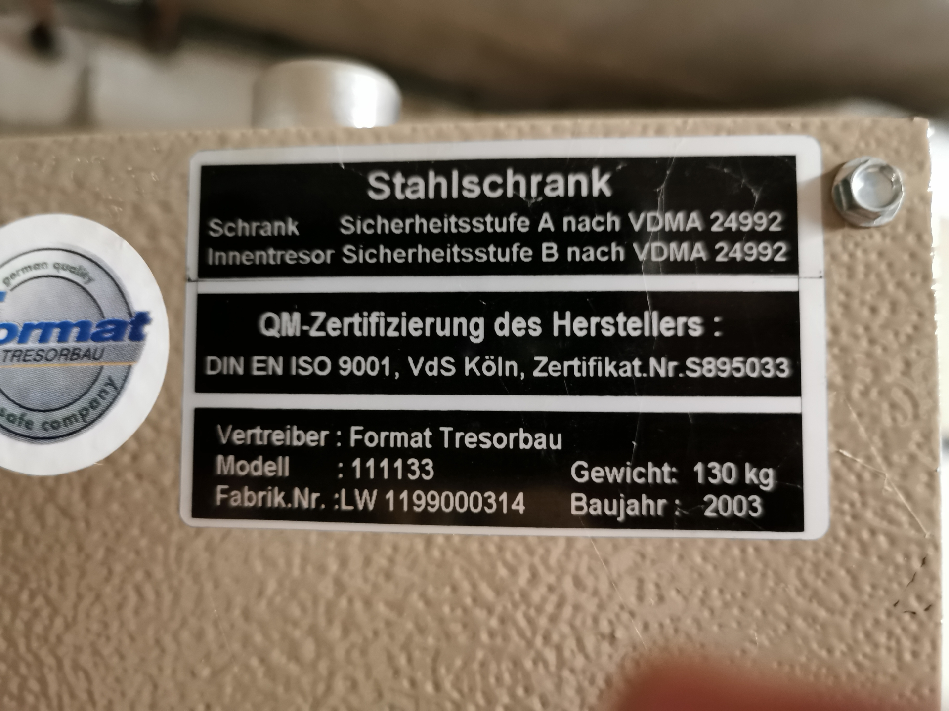 Waffenschrank – Bild 3