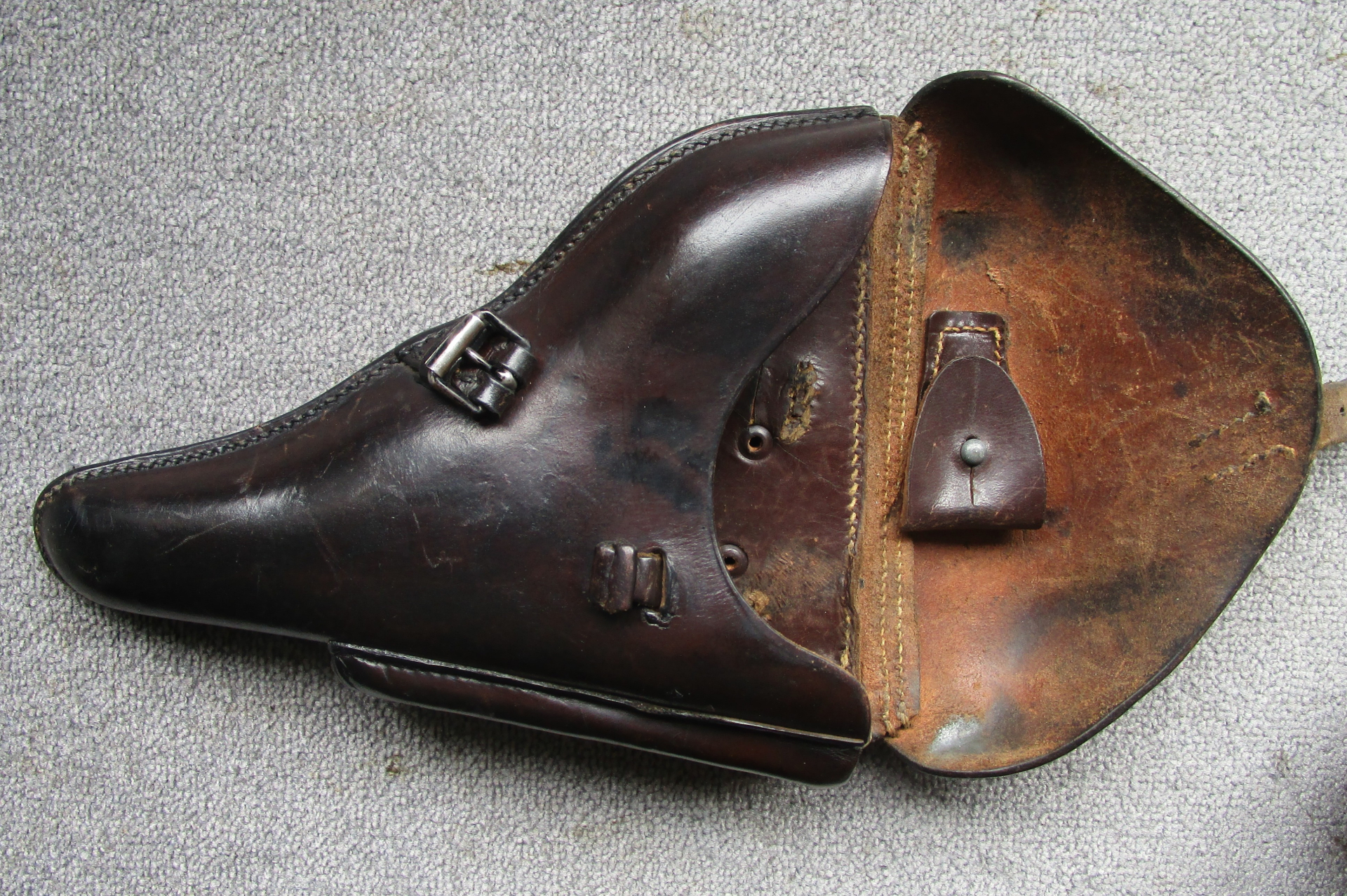 Pistolentasche Koffertasche für Pistole 08 P08 Carl Heinichen Dresden 1938 WaA nicht P08 PPK Hsc – Bild 4