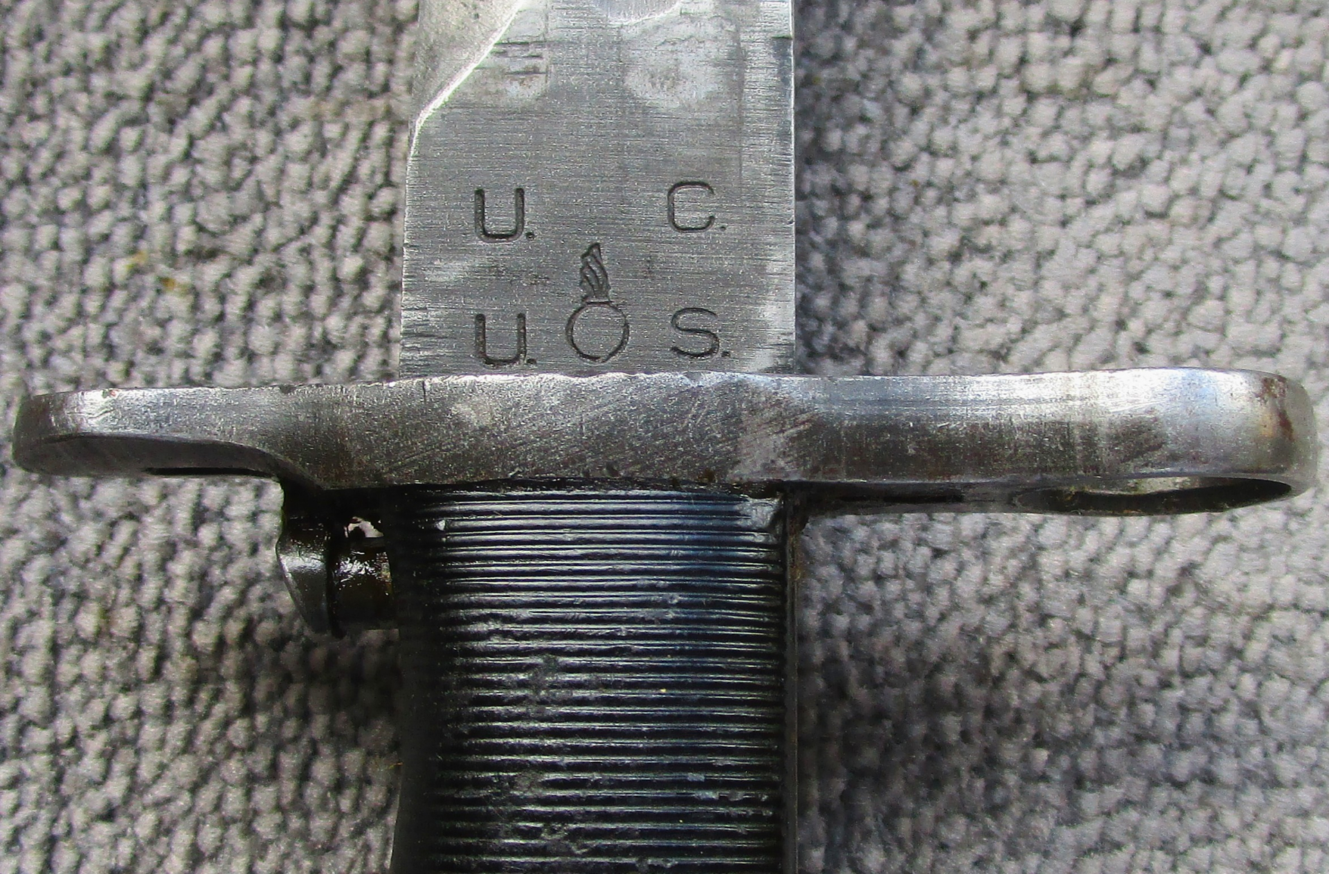 Bajonett Seitengewehr für US Garand M1 Hersteller UC Utica Cutlery Company 2WK Fertigung nicht Carbi – Bild 3