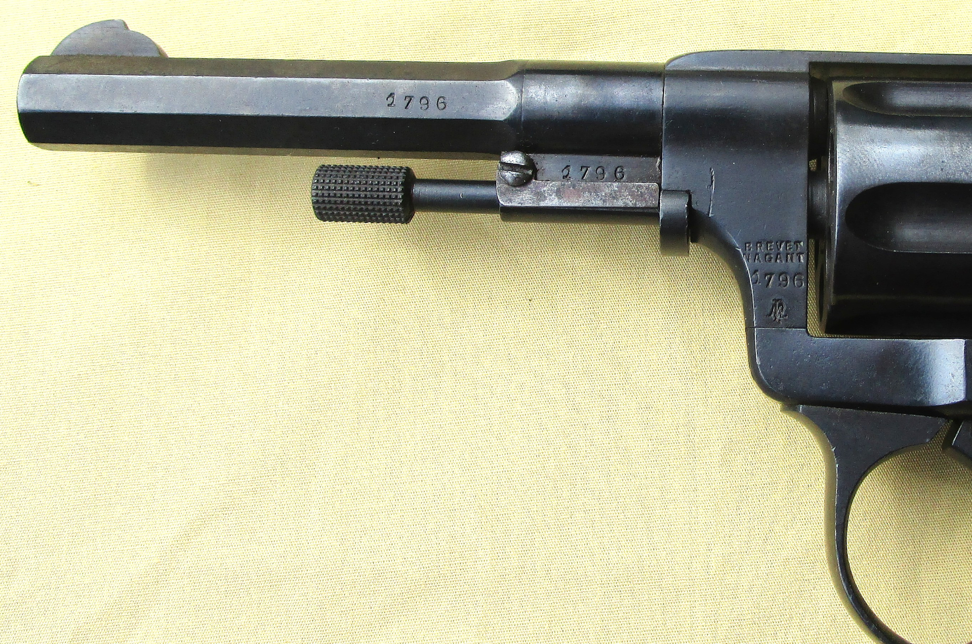 Nagant Revolver M1893 Norwegische Marine m/93 nummerngleich Kal.7,5mm – Bild 3