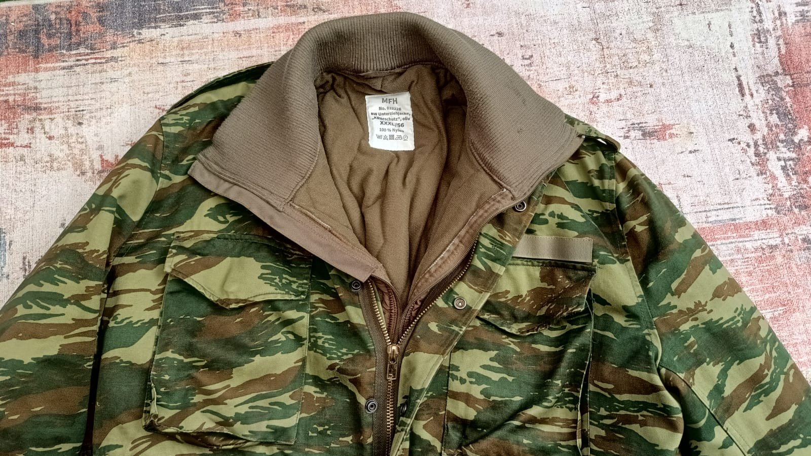 Original Griechische Tarnjacke Kampfjacke Größe XXL – Bild 2