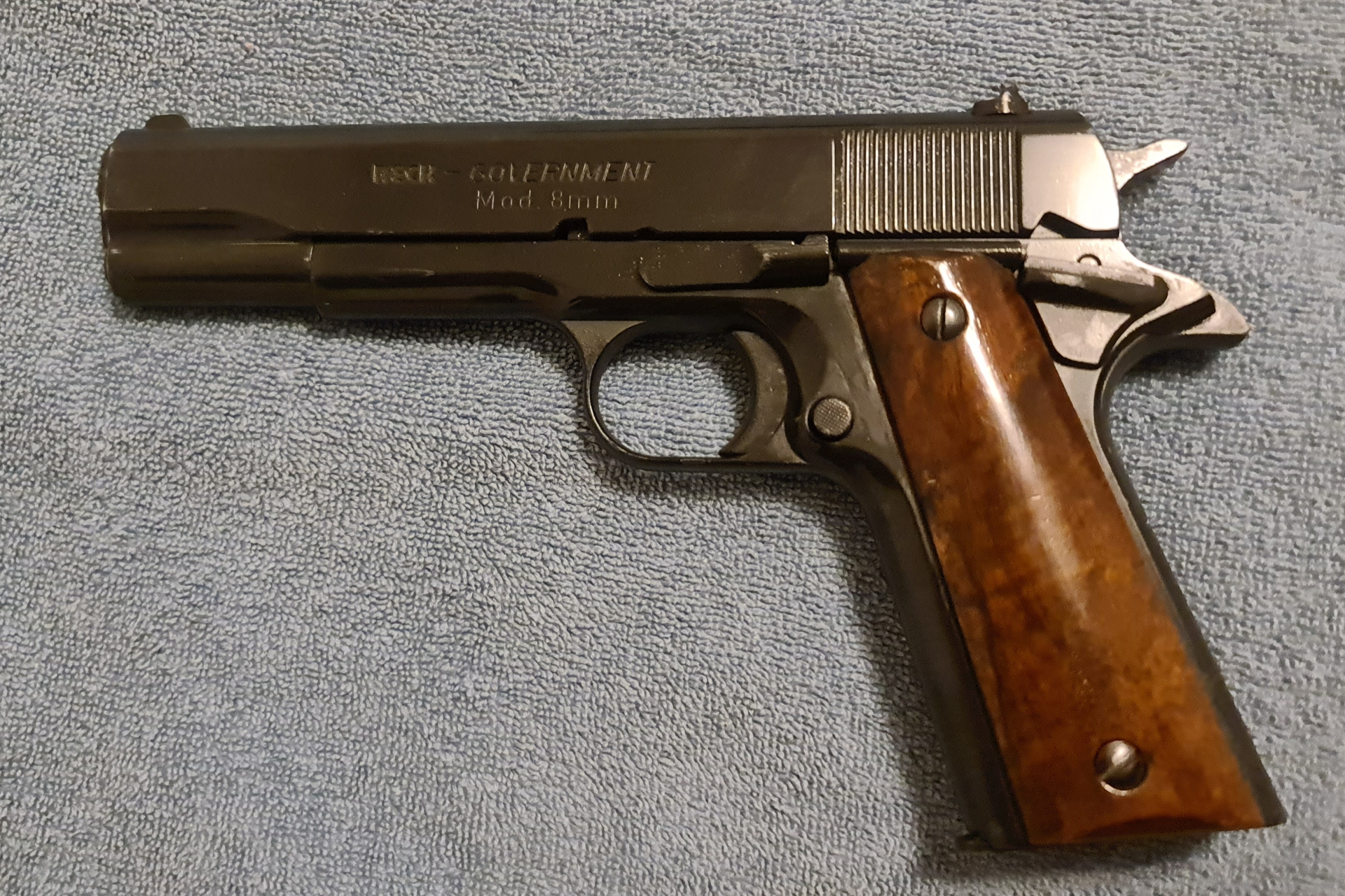 Reck GOVERNMENT Mod. 8mm , PTB 531 , Cal. 8mm PAK , sehr schöner Zustand – Bild 2