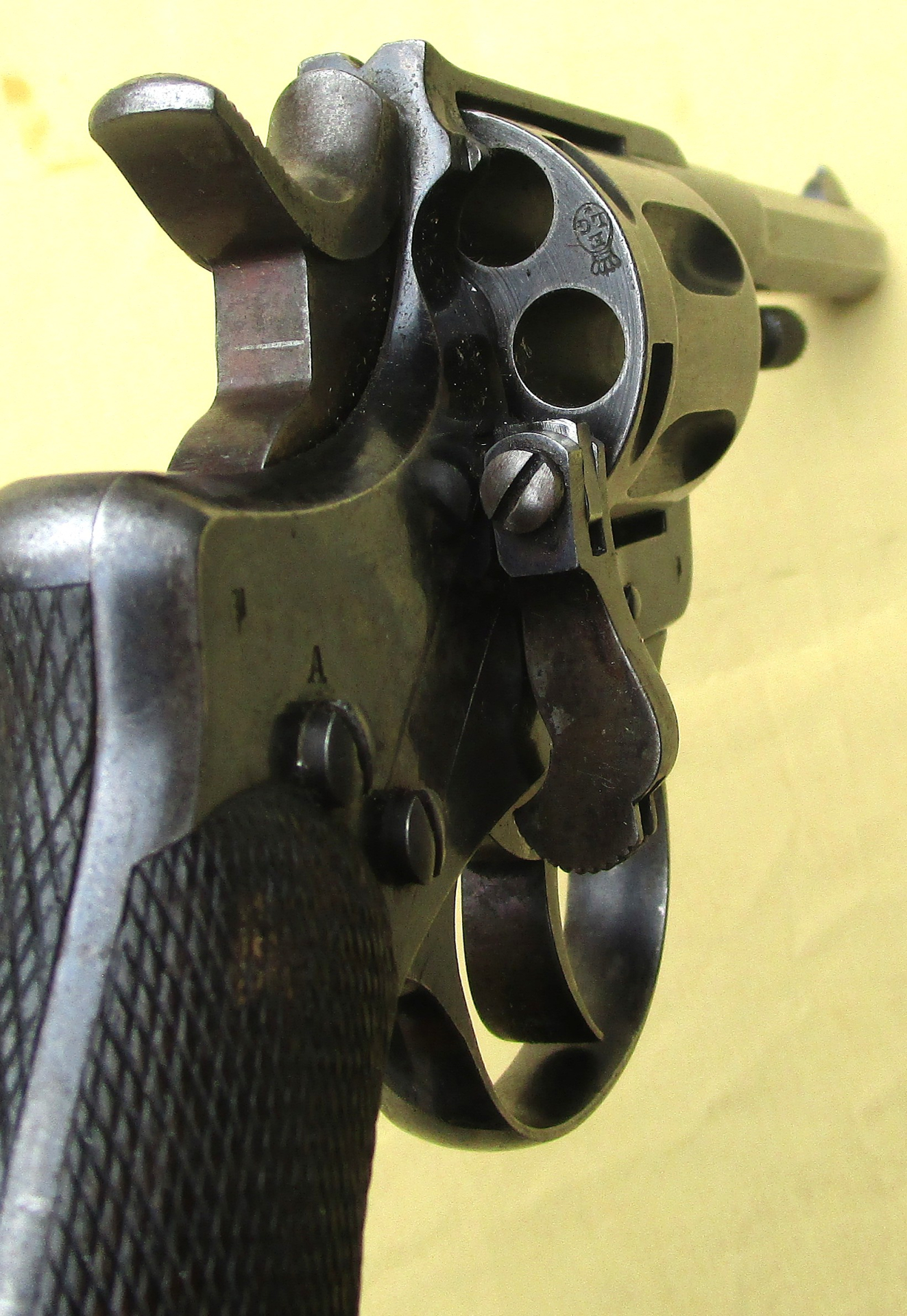 Nagant Revolver M1893 Norwegische Marine m/93 nummerngleich Kal.7,5mm – Bild 4