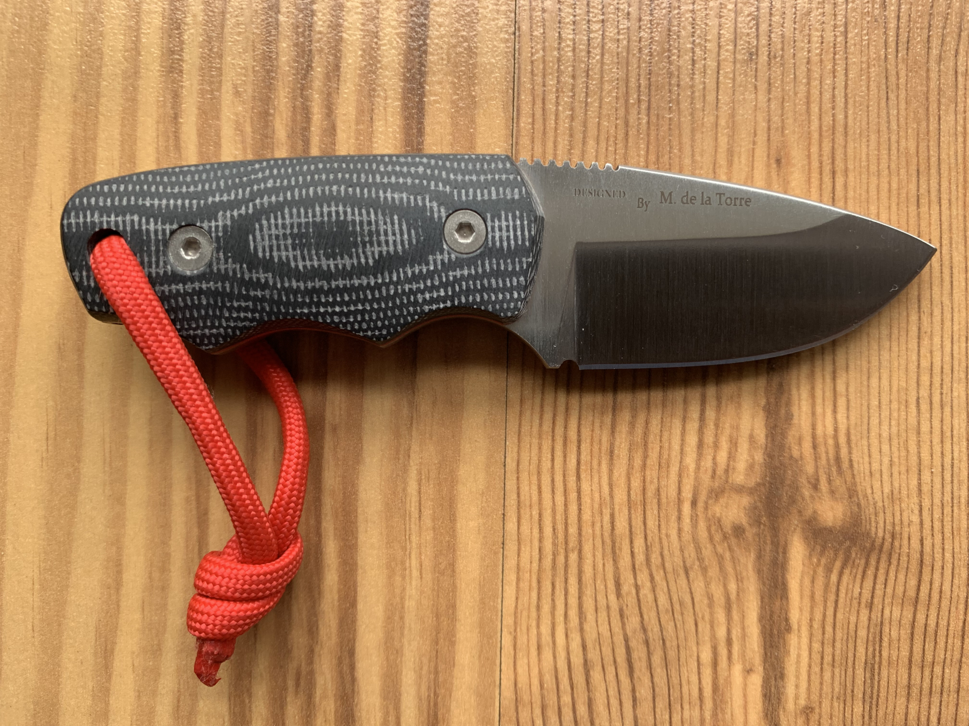 NIETO Neck-Knife "CHAMAN MICRA" in Full-Tang-Bauweise – Bild 3